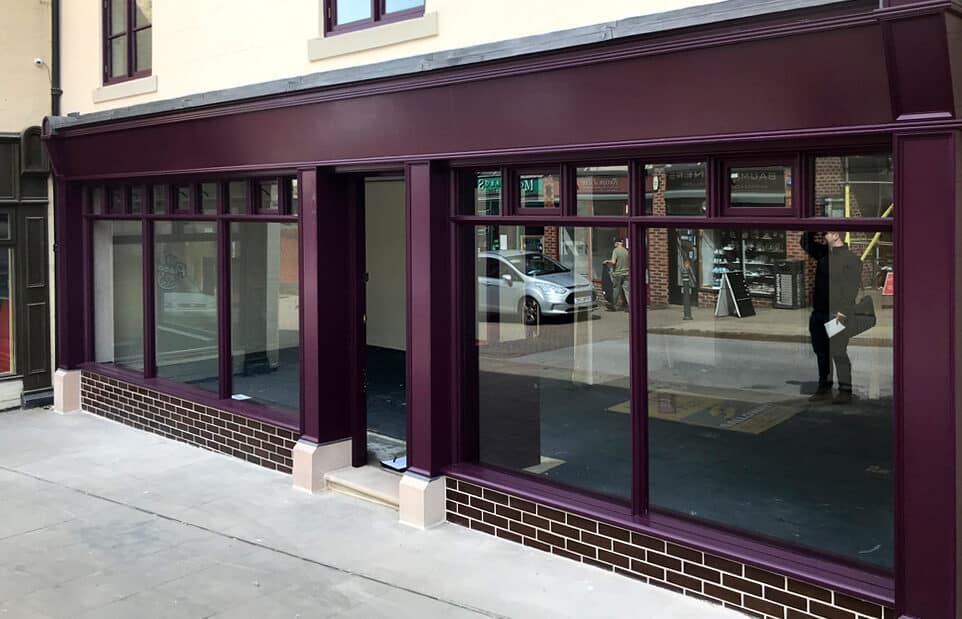 glass Shopfront Installation